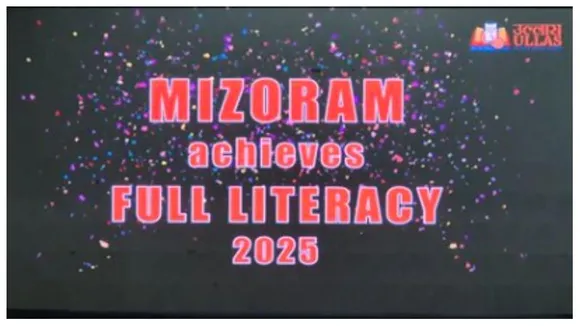 Mizoram declared India’s first fully literate state