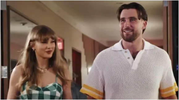 Taylor Swift and Travis Kelce make Red Carpet debut at Tight End University