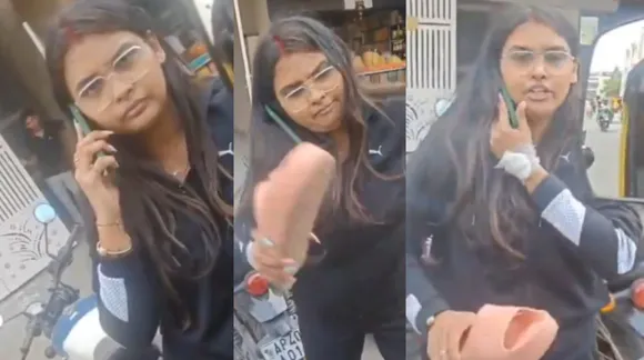 Bengaluru: Lady hits auto driver with slipper yesterday; Arrested by police today