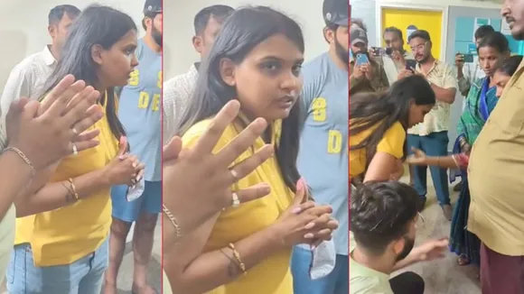 Bengaluru: Woman apologizes to auto driver and family after slapping incident at Bellandur Circle