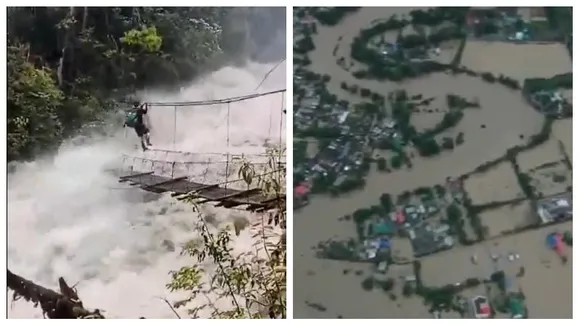 Arunachal Pradesh receives record monsoon rainfall; Manipur witnesses devastating floods; large-scale rescue efforts underway