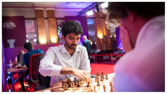 Gukesh stuns Carlsen again, leads SuperUnited Chess tournament