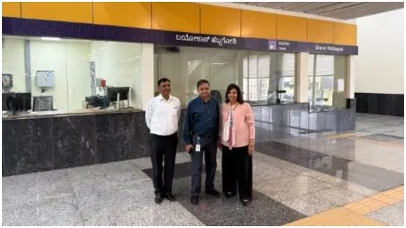 Kiran Mazumdar-Shaw reviews Hebbagodi Metro Station readiness as Yellow Line awaits August 15 launch