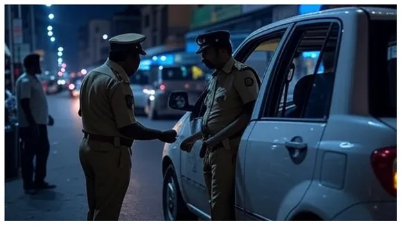 Drunk trio assaults police during Bengaluru drink-and-drive check