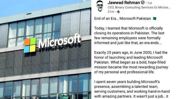 Microsoft shuts down operations in Pakistan after 25 years, marking end of a digital era