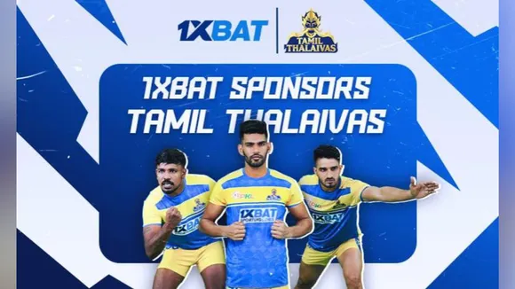 1xBat Sporting Lines extends partnership agreement with Tamil Thalaivas