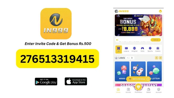 IN999 Invite Code is 276513319415 (Claim Extra Bonus)