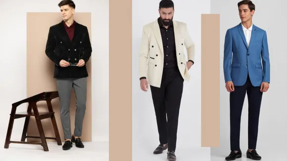 Double Breasted Blazer For Men