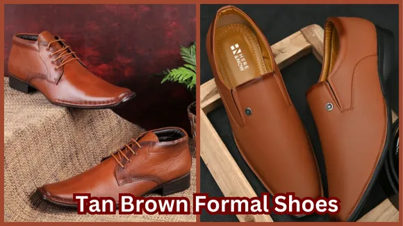 Tan Brown Formal Shoes
