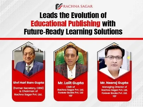 Rachna Sagar Pvt. Ltd. office building and educational materials showcase in India