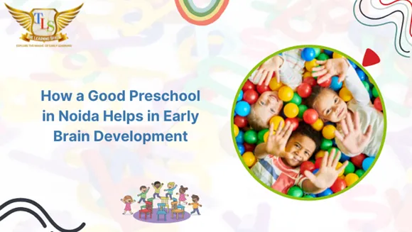 Children in Noida preschool engaging in play-based brain development activities