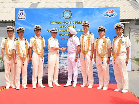 Japan Coast Guard ship ‘Itsukushima’ arrives in Chennai (Photo/ANI)