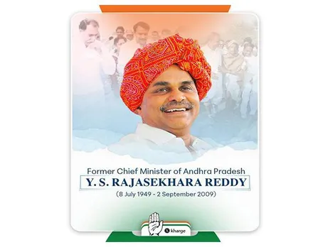 YS Rajasekhara Reddy, former Chief Minister of Andhra Pradesh (Photo/X handle of Mallikarjun Kharge)
