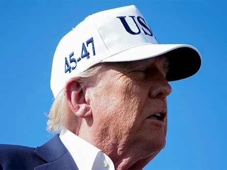 US President Donald Trump at Morristown Municipal Airport (File Photo/Reuters)