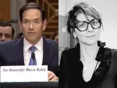 US Secretary of State Marco Rubio, UN Human Rights Council Special Rapporteur Francesca Albanese (Image Credit: X/@SecRubio/@FranceskAlbs)