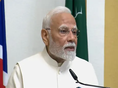 PM Narendra Modi addresses the Joint Session of Namibian Parliament (Image Credit: X/@NarendraModi)