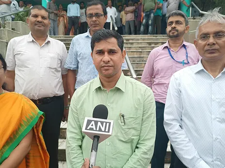 Minister of Animal Resource Development and Fisheries Sudhanshu Das attends 25th National Fish Farmers Day (Photo/ANI)