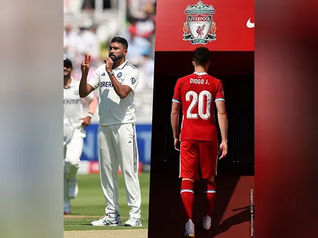 Siraj's tribute to Diogo Jota (Photo: @DelhiCapitals X)