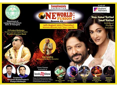 One World Fusion 2025: A Musical Evening for a Cause by Abhijeeth Bhattacharjee Prodyut Mukherjee Sangitanjaly Foundation