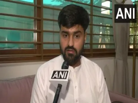 Former Gujarat CM late Vijay Rupani's son Rushabh Rupani (Photo/ANI)