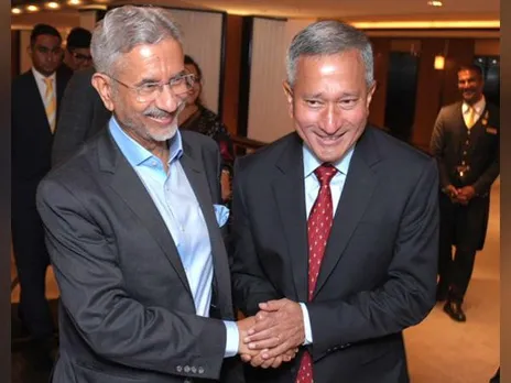 External Affairs Minister S Jaishankar, Singapore's Minister of Foreign Affairs Vivian Bala (Image Credit: X/@DrSJaishankar)