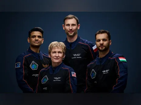 Crew of Axiom Mission 4. (Photo/X@Axiom_Space)