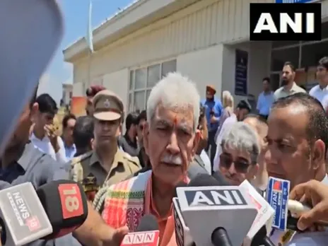Jammu and Kashmir Lieutenant Governor Manoj Sinha (Photo/ANI)