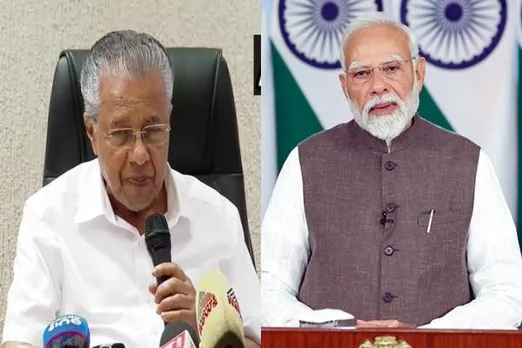 Kerala CM Pinarayi Vijayan and PM Narendra Modi (Photo: ANI)