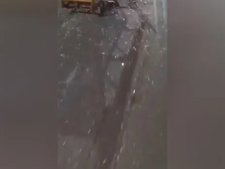 Glass shards on Kanwar Yatra route (Photo/@LtGovDelhi)