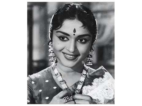 Late actress B. Sarojadevi (Image source: X/ @DKShivakumar)