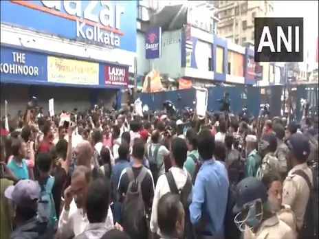 SSC teacher's protest (Photo/ANI)