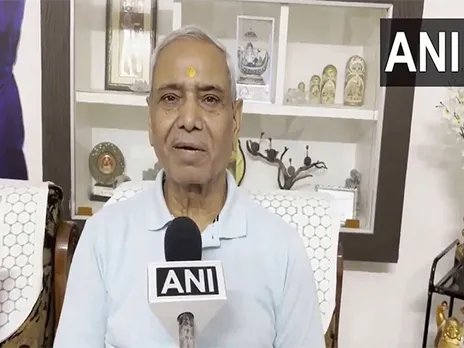 Shambu Dayal Shukla, father of Shubanshu Shukla (Photo/ANI)