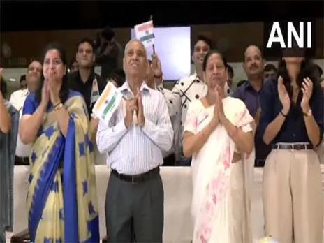 Group Captain Shubhanshu Shukla's family rejoices as he and the entire crew return to the earth (Photo/ANI)