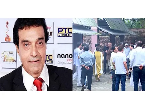 Dheeraj Kumar, Visuals of last rites  (Photo/Instagram@lavekarbharatiofficial, ANI)