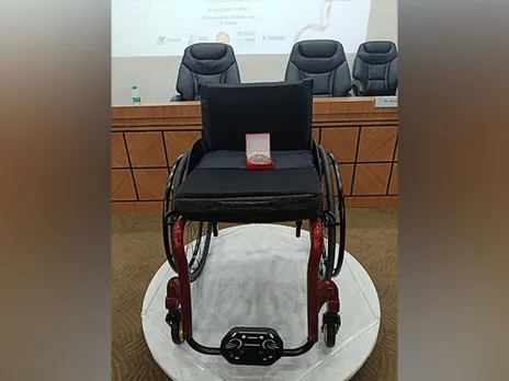 ‘YD One’, India’s lightest active wheelchair, developed indigenously by IIT Madras (Photo/IIT Madras)
