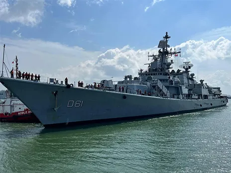 Indian Navy's Eastern Fleet Ship in Singapore (Photo/Indian Navy)