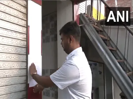 ED officials seize three storey building of religious conversion case accused Nasreen (Photo: ANI)