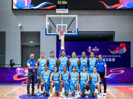 Team India (Photo: FIBA Women's Asia Cup 2025 Division B)