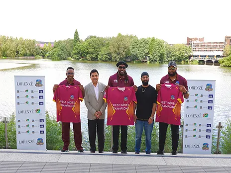 West-Indies Champions players with most expensive gold jersey (Photo: WCL)