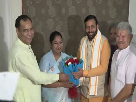 Delhi CM Rekha Gupta and Haryana CM Nayab Saini (Photo/ANI)