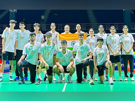 Indian junior Badminton team. (Photo: BAI)