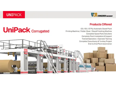 Industry Giant “UNIPACK Corrugated” enters India’s ₹50,000 crore Packaging Market through Strategic Acquisition of Congzhou Machinery
