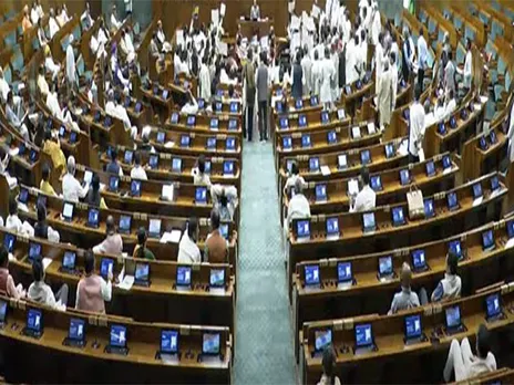 Visual from Lok Sabha (Photo/Sansad TV)