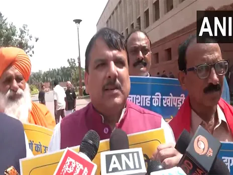 AAP MP Sanjay Singh. (Photo/ANI)
