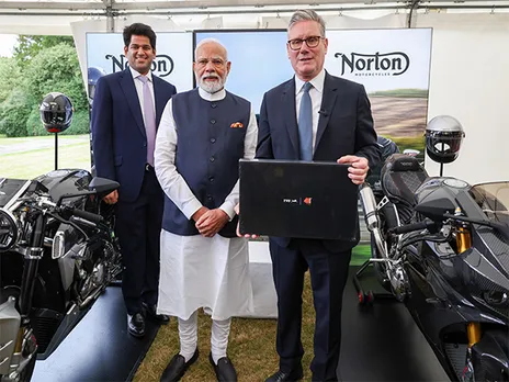 Prime Minister Narendra Modi at Chequers (Image: X@narendramodi)