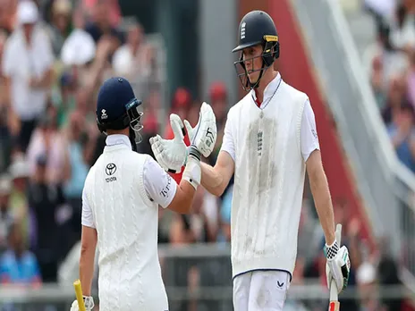 England openers Ben Duckett and Zak Crawley (Photo: ICC)