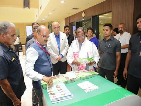 Assam Governor Lakshman Prasad Acharya at  North East MSME Conclave 2025 (Photo/ANI)