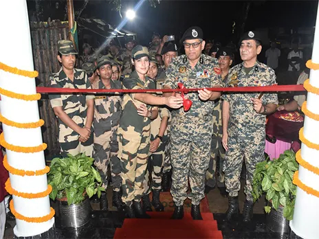 BSF inaugurates modern Mahila Barrack at Border Out Post Ekinpur in Tripura (Photo/ANI)