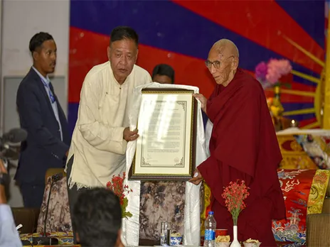 Central Tibetan Administration receives 62 Kanals of land from Thiksey Rinpoche for welfare of Tibetans in Ladakh (Image/CTA)