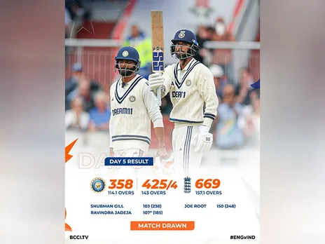 Ravindra Jadeja (left) Washington Sundar (right). (Photo: X/@BCCI)
